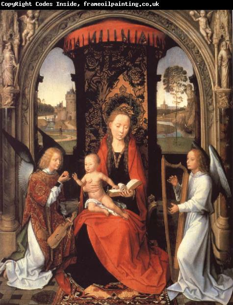 Hans Memling Madonna nad Child with Angels